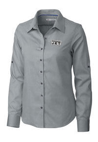 Cutter & Buck Ladies' Long Sleeve Mini Herringbone